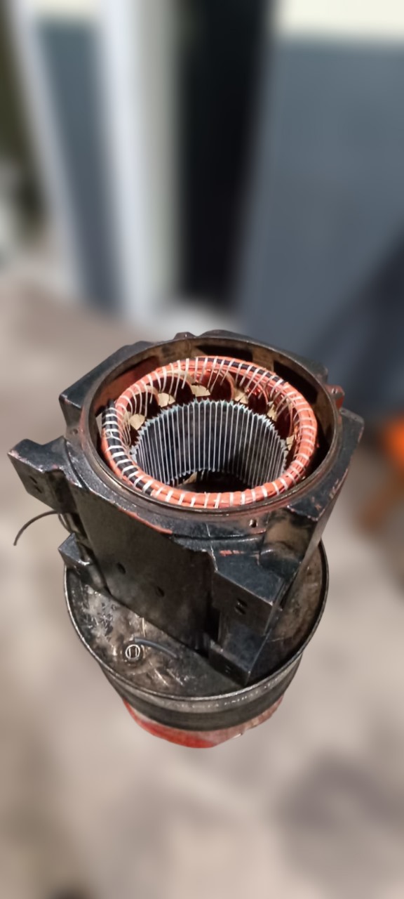 Manutenção de motor elétrico